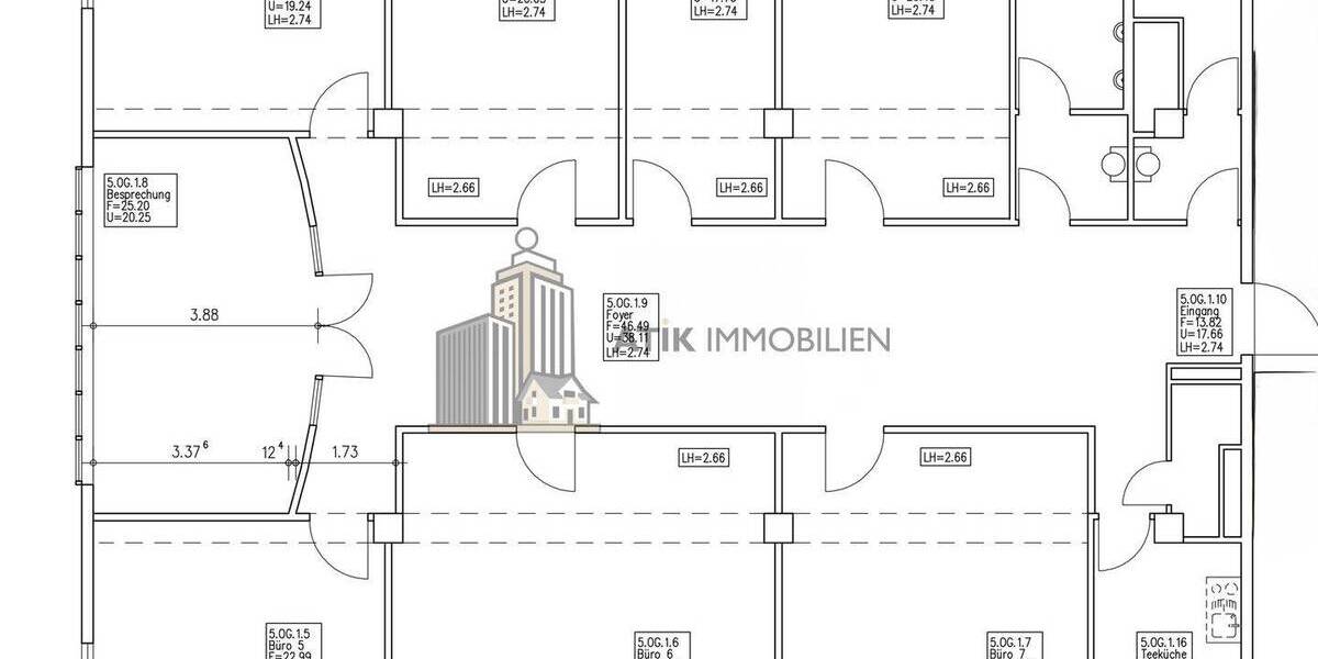 ATIK: Moderne, individuell gestaltbare Arbeitsplätze mit attraktivem P-L-Verhältnis - provisionsfrei - Gewerbeobjekt Mannheim / Neckarstadt-Ost/Wohlgelegen Wohlgelegen | Angebot:26267171