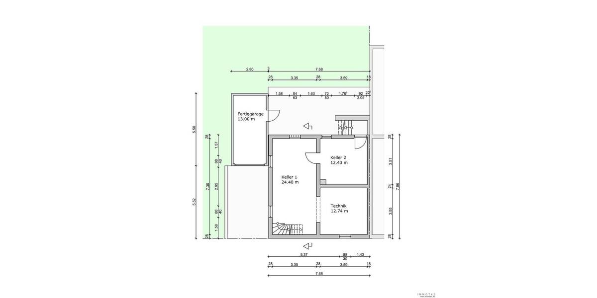 Doppelhaushälfte Grünstadt - 2 Zimmer, 49 m&sup2;, 120.000&euro; | Angebot:26291466