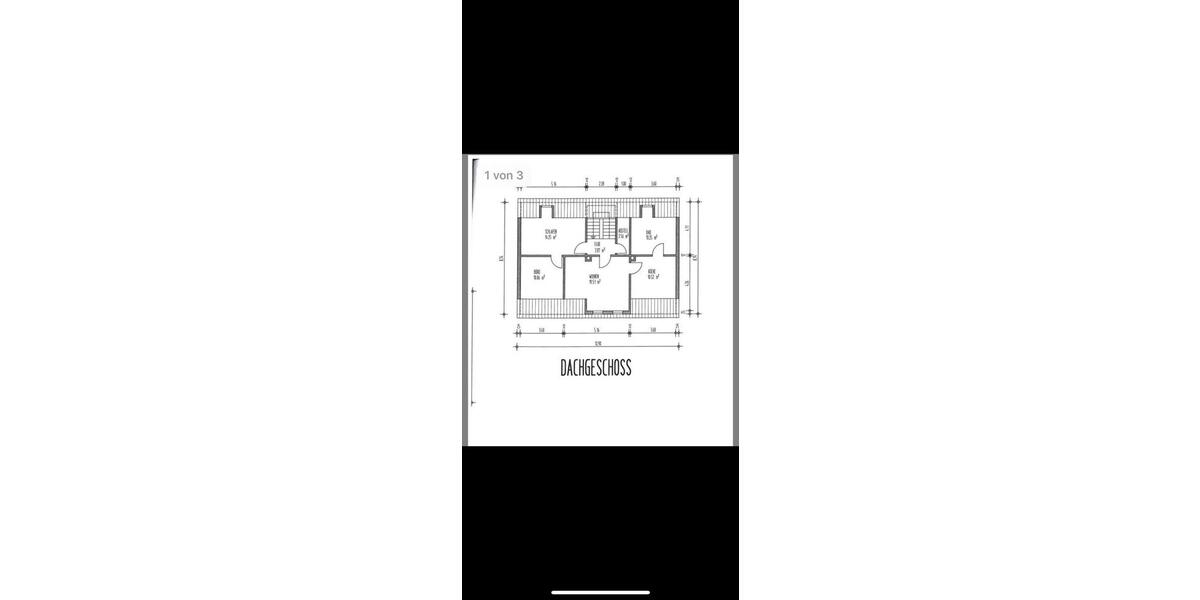 Dachgeschoßwohnung Bürstadt - 3 Zimmer, 71 m&sup2;, 950&euro; | Angebot:25639138