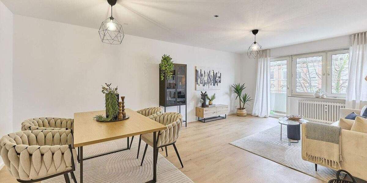 Etagenwohnung Mannheim Rheinau - 3 Zimmer, 93 m&sup2;, 314.500&euro; | Angebot:25167280