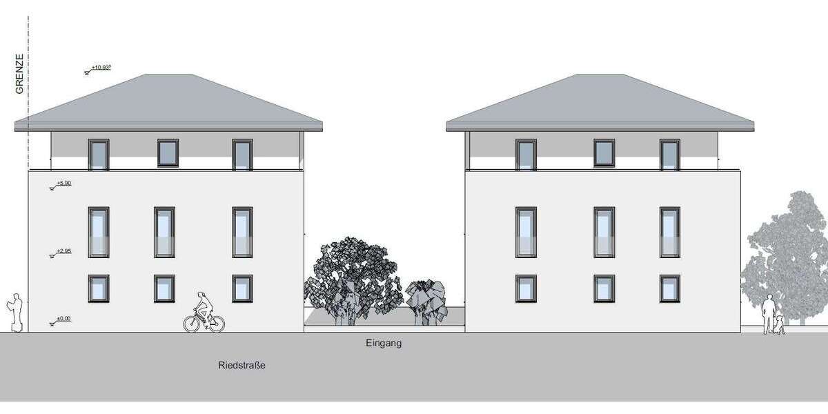 Etagenwohnung Gernsheim - 4 Zimmer, 108 m&sup2;, 1.410&euro; | Angebot:24776575