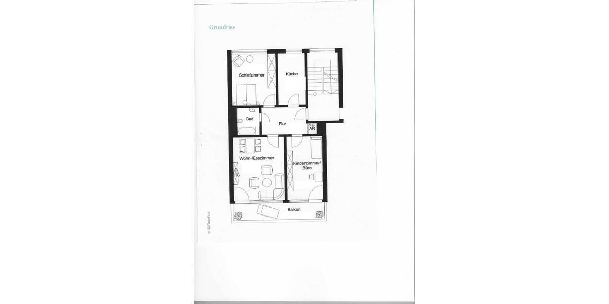 Etagenwohnung Worms Innenstadt - 3 Zimmer, 72 m&sup2;, 900&euro; | Angebot:26016200