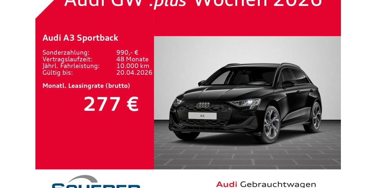 Audi A3 7.945 km 31.490 &euro; Mannheim 68309