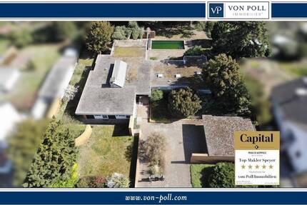 Blickgeschützter Bungalow mit Einliegerbereich, großem Grundstück und Pool 9 zimmer