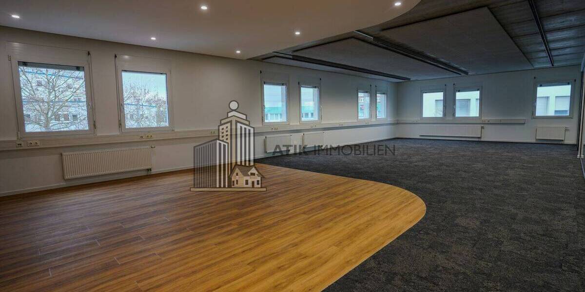 ATIK: Provisionsfrei - Erstbezug nach Sanierung - Repräsentative und Bürofläche mit EBK - Gewerbeobjekt Mannheim / Rheinau Rheinau | Angebot:26267124