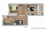 Etagenwohnung Mannheim Wallstadt - 2 Zimmer, 59 m&sup2;, 205.000&euro; | Angebot:26919985