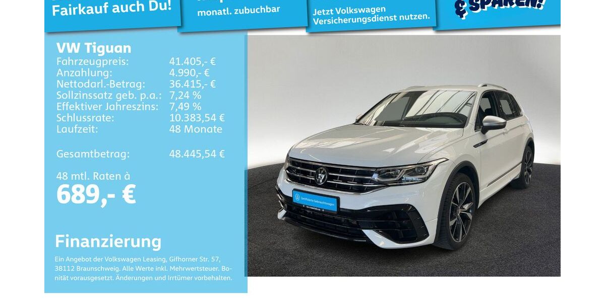 VW Tiguan 19.607 km 39.692 &euro; Mannheim 68309