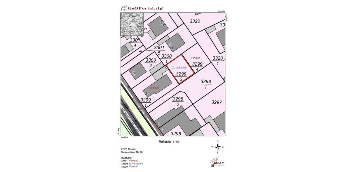Grundstück zu verkaufen in Maxdorf 138.000 € 223 m² zimmer