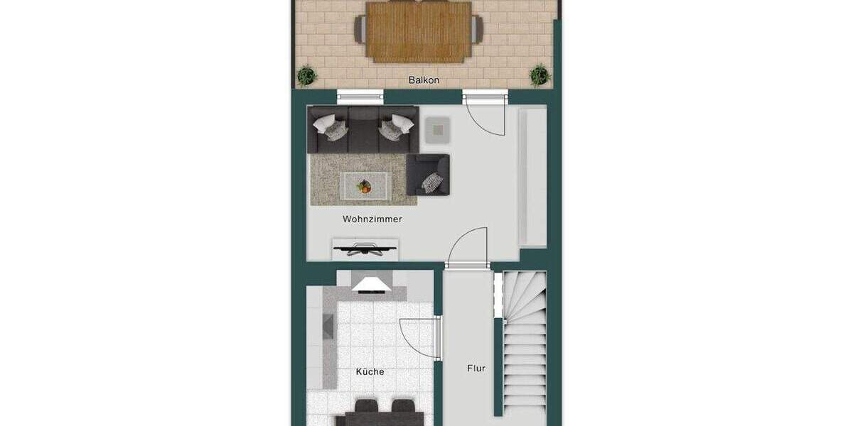 Reihenmittelhaus Worms Innenstadt - 4 Zimmer, 95 m&sup2;, 245.000&euro; | Angebot:25730926