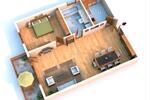 Hochparterre Weinheim - 2.5 Zimmer, 54 m&sup2;, 230.000&euro; | Angebot:26702021
