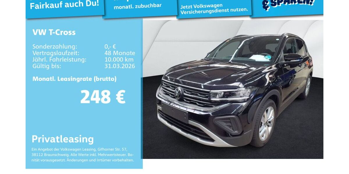 VW T-Cross 25.169 km 23.752 &euro; Mannheim 68309