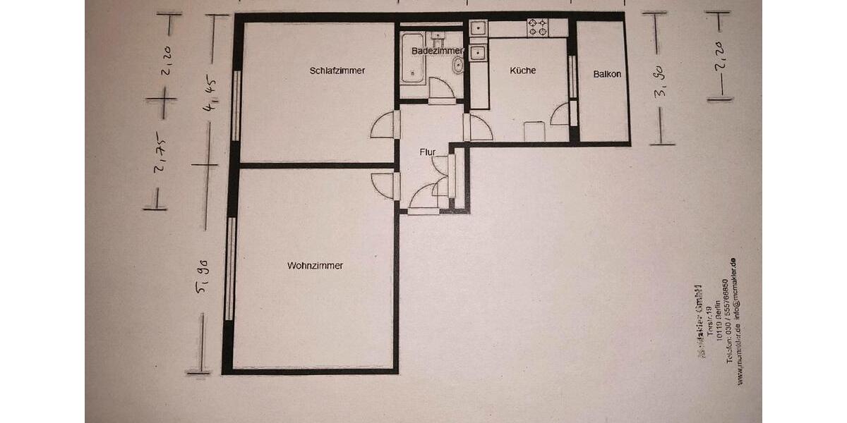 Etagenwohnung Mannheim Niederfeld - 2 Zimmer, 72 m&sup2;, 292.000&euro; | Angebot:23759474