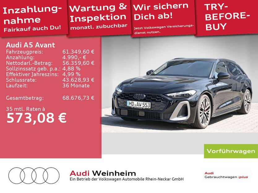 Audi A5 17.900 km 54.999 € Weinheim 69469