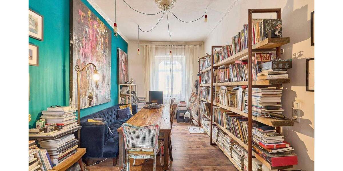 Wohnen mit Atelier-Flair: Charaktervolle Altbau-Einheit mit Hof & großer Nutzfläche - Etagenwohnung Mannheim Neckarstadt | Angebot:25837785