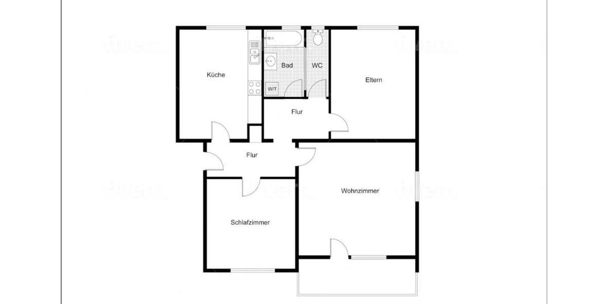 Etagenwohnung Sankt Leon-Rot Rot - 3 Zimmer, 81 m&sup2;, 325.000&euro; | Angebot:25326634
