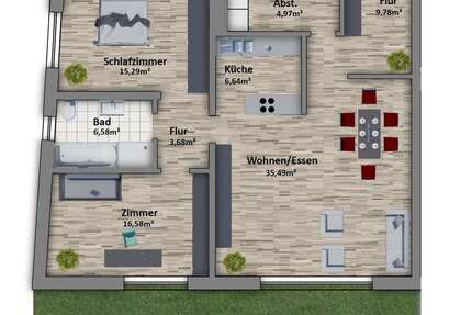 Wohnung Bockenheim/Weinstraße Weinstraße - 3 Zimmer, 103 m&sup2;, 435.000&euro; | Angebot:26737073