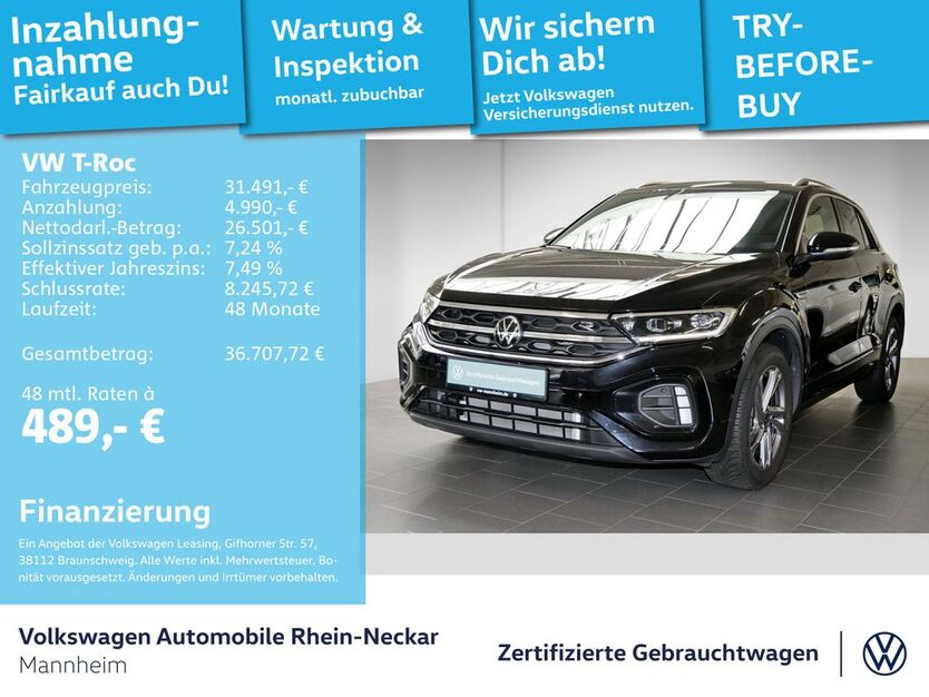 VW T-Roc 25.993 km 30.892 € Mannheim 68309