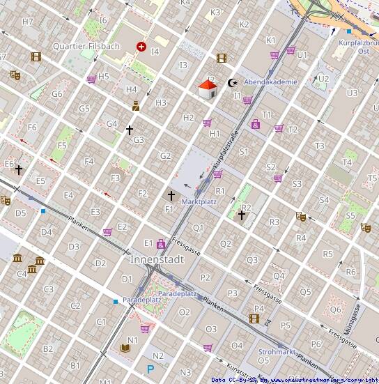 Etagenwohnung Mannheim / Innenstadt Quadrate - 4 Zimmer, 123 m&sup2;, 375.000&euro; | Angebot:26218695
