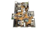 Etagenwohnung Worms Westliche Vororte - 3 Zimmer, 88 m&sup2;, 225.000&euro; | Angebot:23557729