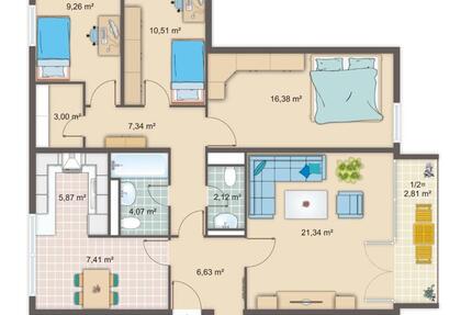 5 ZIMMER EG WOHNUNG IN MANNHEIM VOGELSTANG 5 zimmer