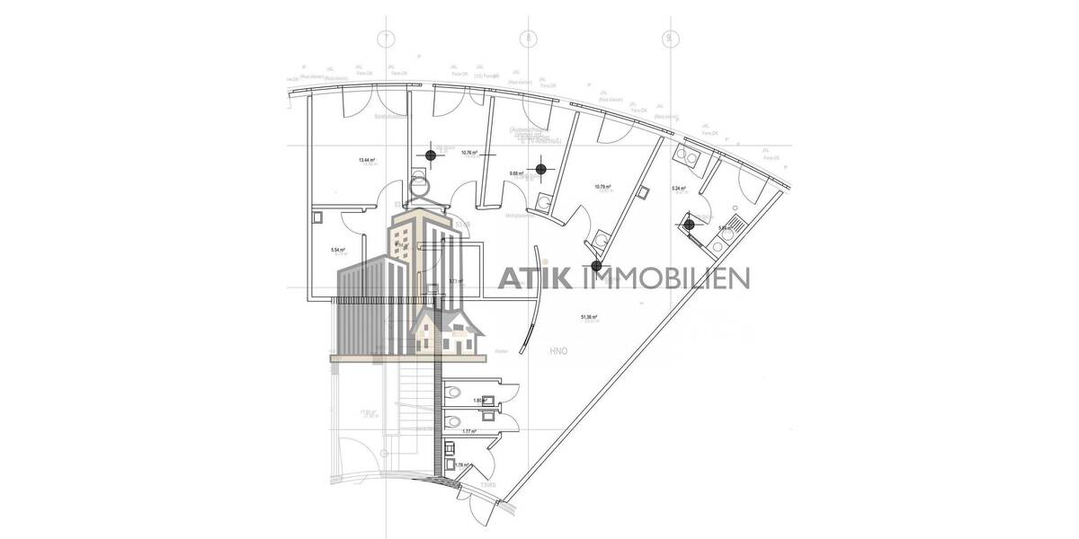 ATIK: Repräsentative Praxisfläche direkt am Berliner Platz im Faktorhaus - Gewerbeobjekt Ludwigshafen am Rhein Mitte | Angebot:26267286