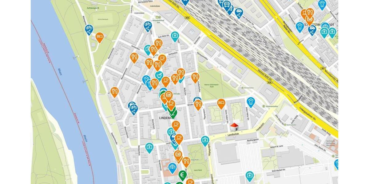 ATIK: Attraktive Büroeinheit im etablierten Glückstein-Quartier - lichtdurchflutet und repräsentativ - Gewerbeobjekt Mannheim / Lindenhof Lindenhof | Angebot:26267267