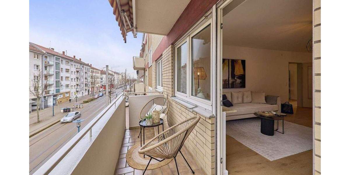 Etagenwohnung Mannheim Rheinau - 3 Zimmer, 93 m&sup2;, 299.000&euro; | Angebot:25722764