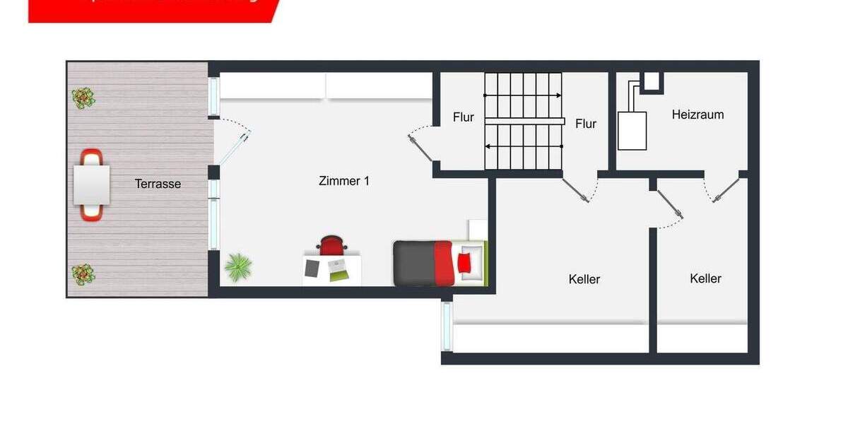 Neckargemünd: Attraktive, großzügige DHH in gesuchter Lage mit Garten und tollem Ausblick 5 zimmer