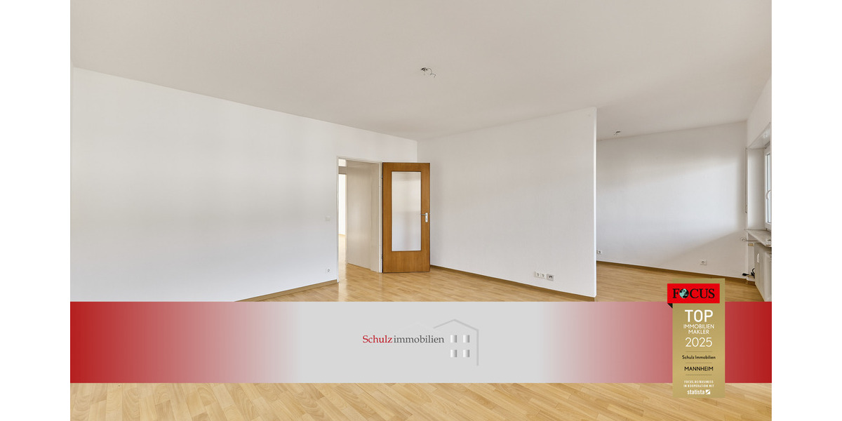 Schicke, leerstehende 3-Zimmer-Wohnung mit Balkon in Schwetzingen 3 zimmer