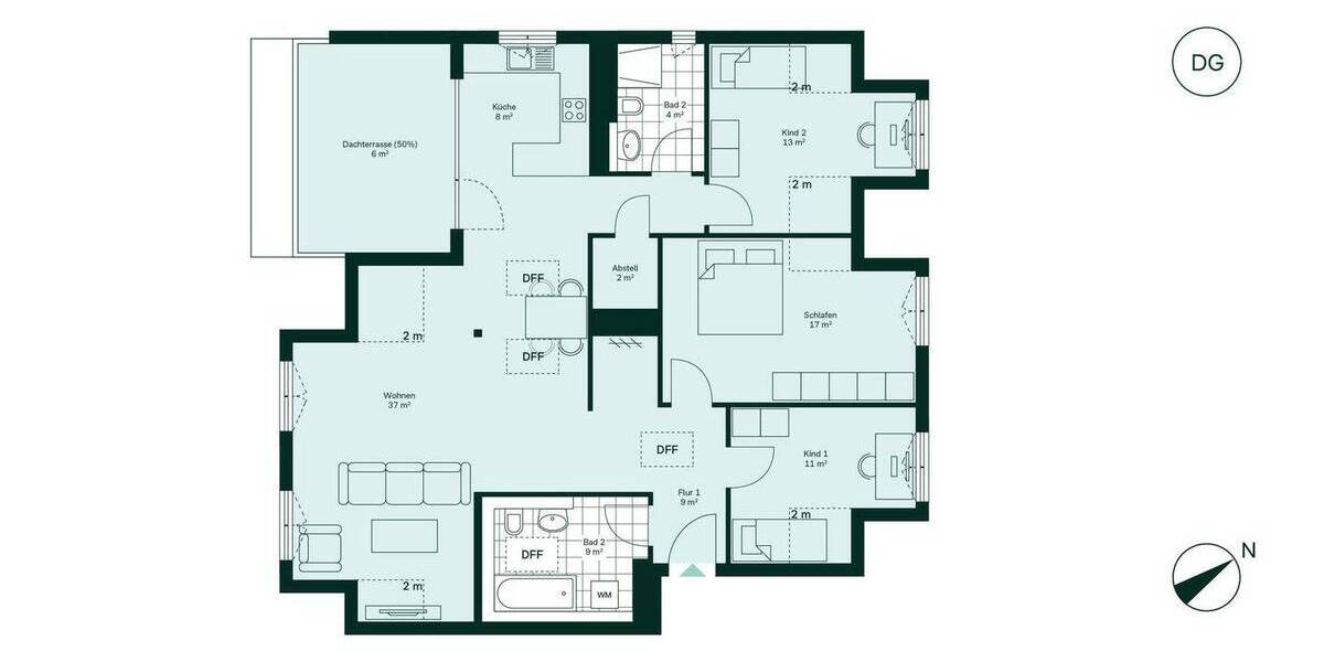 Etagenwohnung Bensheim - 4 Zimmer, 124 m&sup2;, 759.900&euro; | Angebot:25996191
