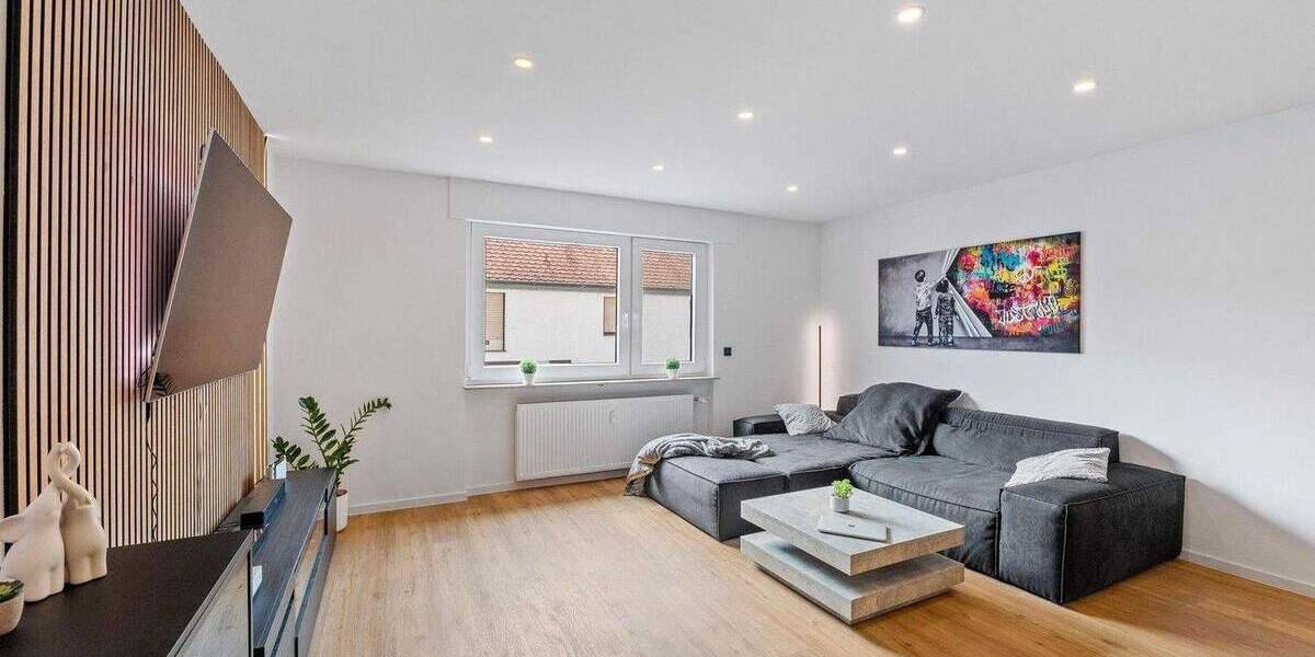 Neu sanierte 4 Zimmer Wohnung mit TG-Stellplatz in Bestlage von Hemsbach - Provisionsfrei 4 zimmer