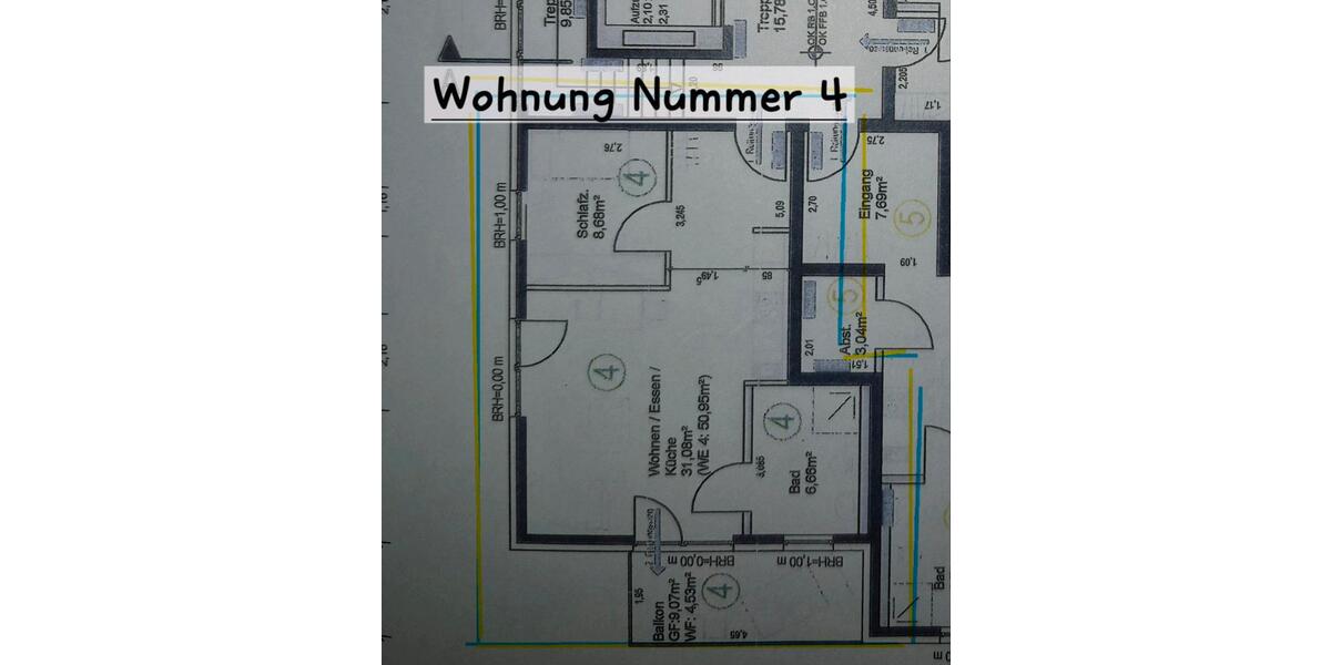 Etagenwohnung Ludwigshafen am Rhein Ludwigshafen-Oggersheim - 2 Zimmer, 51 m&sup2;, 230.900&euro; | Angebot:23068080