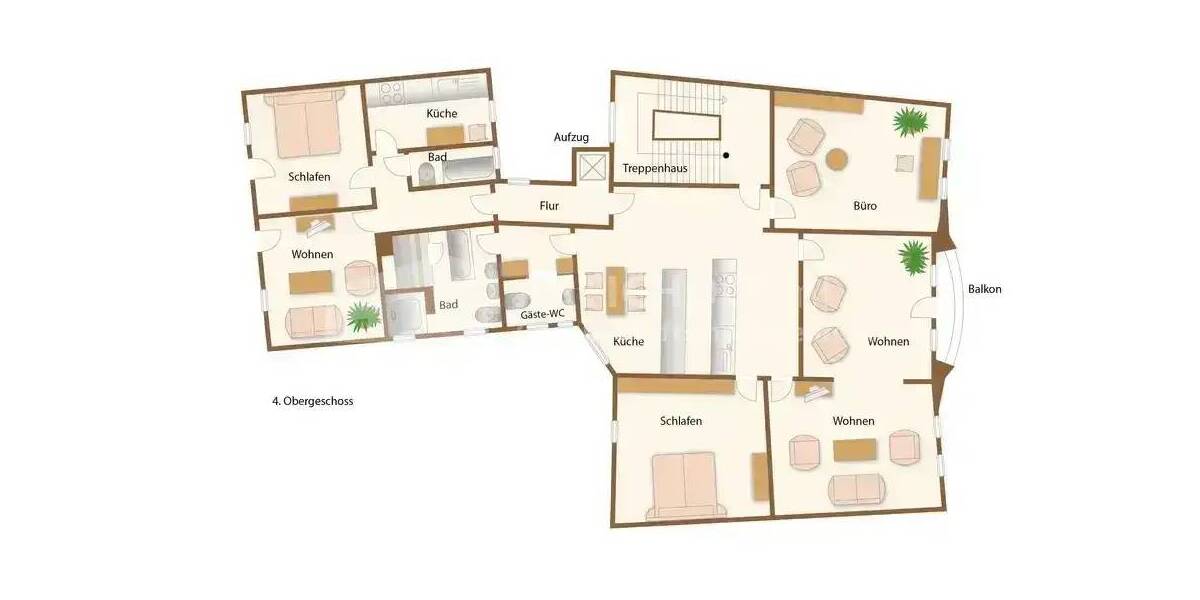 Etagenwohnung Mannheim Oststadt - 7 Zimmer, 250 m&sup2;, 2.250.000&euro; | Angebot:24762568