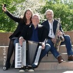 Frankophon mit Saxophon