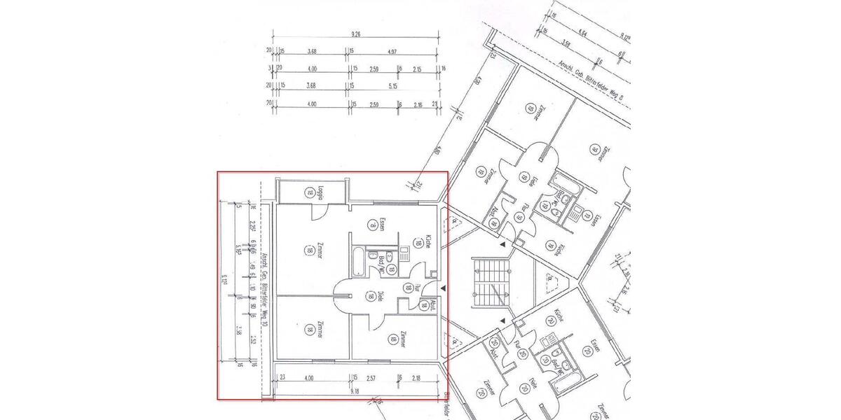 Etagenwohnung Mannheim Käfertal - 3 Zimmer, 78 m&sup2;, 199.999&euro; | Angebot:26228149