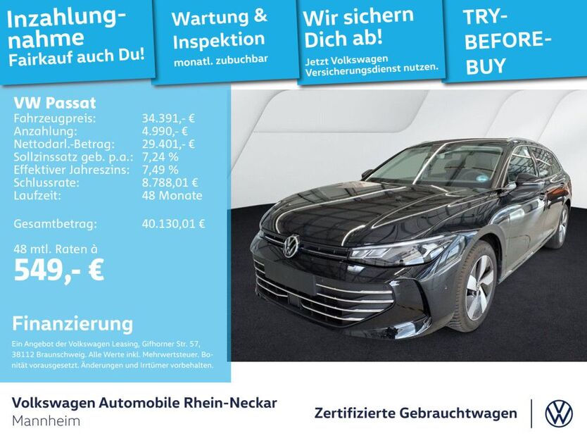 VW Passat Variant 27.064 km 34.391 € Mannheim 68309