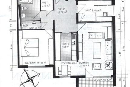 Wohnung Mannheim Rheinau - 4 Zimmer, 99 m&sup2;, 320.000&euro; | Angebot:24652752
