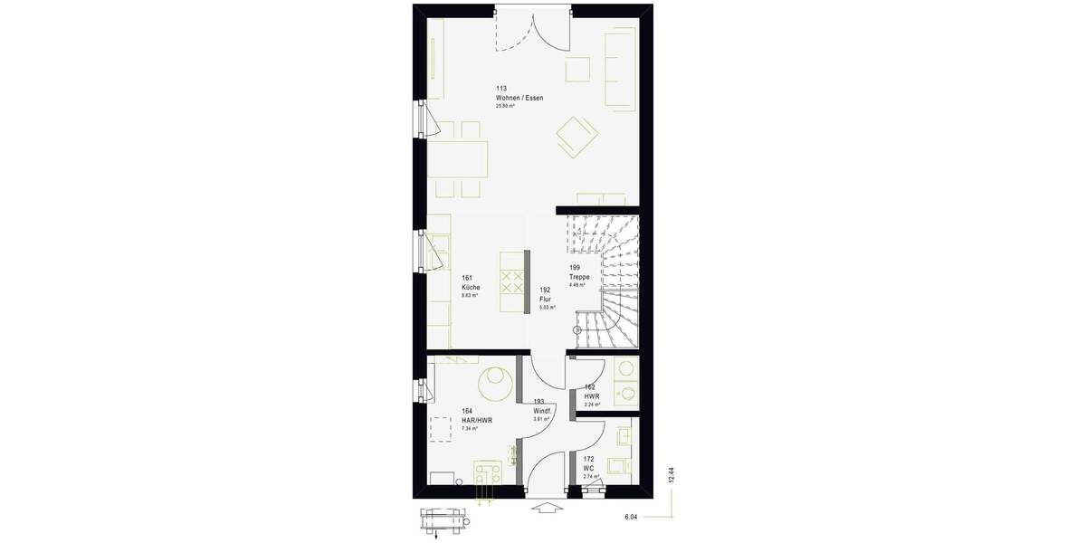 Doppelhaushälfte Philippsburg - 5 Zimmer, 110 m&sup2;, 291.000&euro; | Angebot:25275754