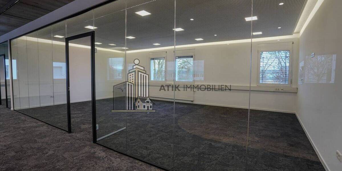 ATIK: Provisionsfrei - Erstbezug nach Sanierung - Repräsentative und Bürofläche mit EBK - Gewerbeobjekt Mannheim / Rheinau Rheinau | Angebot:26267124