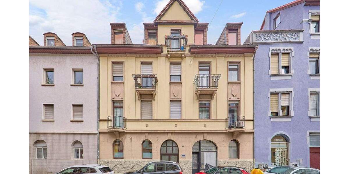 Wohnen mit Atelier-Flair: Charaktervolle Altbau-Einheit mit Hof & großer Nutzfläche - Etagenwohnung Mannheim Neckarstadt | Angebot:25837785