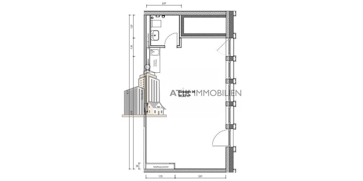 ATIK: Ihr Geschäft am Puls der Stadt: Ladenflächen am Europaplatz - provisionsfrei - Gewerbeobjekt Heidelberg Weststadt | Angebot:26267270