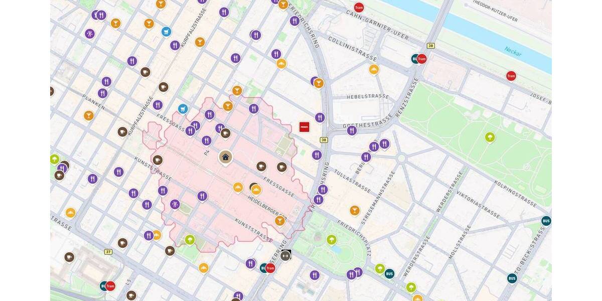 ATIK: Hochfrequentierte Einzelhandelsfläche in 1A-Lage der Mannheimer Innenstadt - Q7 Fressgasse - Gewerbeobjekt Mannheim / Schwetzingerstadt/Oststadt Quadrate | Angebot:26296506