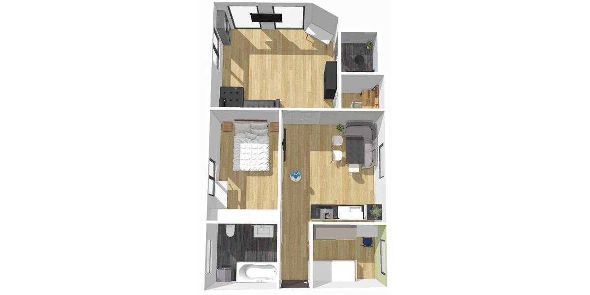 Etagenwohnung Mannheim Neckarstadt - 4 Zimmer, 82 m&sup2;, 1.035&euro; | Angebot:26885005