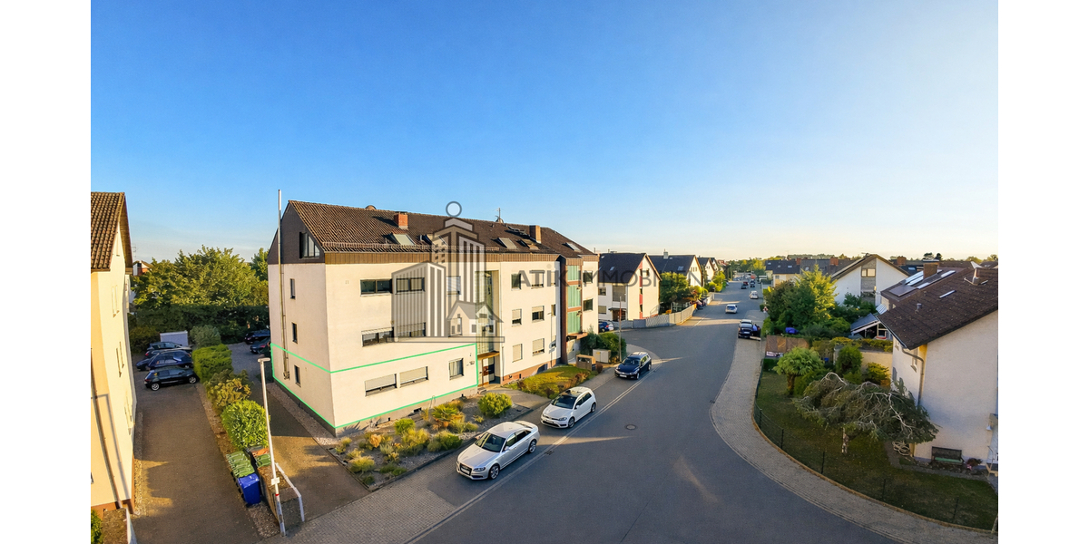 ATIK: Charmante 4-Zimmer-Erdgeschosswohnung mit sonnigem Südbalkon - Erdgeschoßwohnung Ketsch | Angebot:26128356