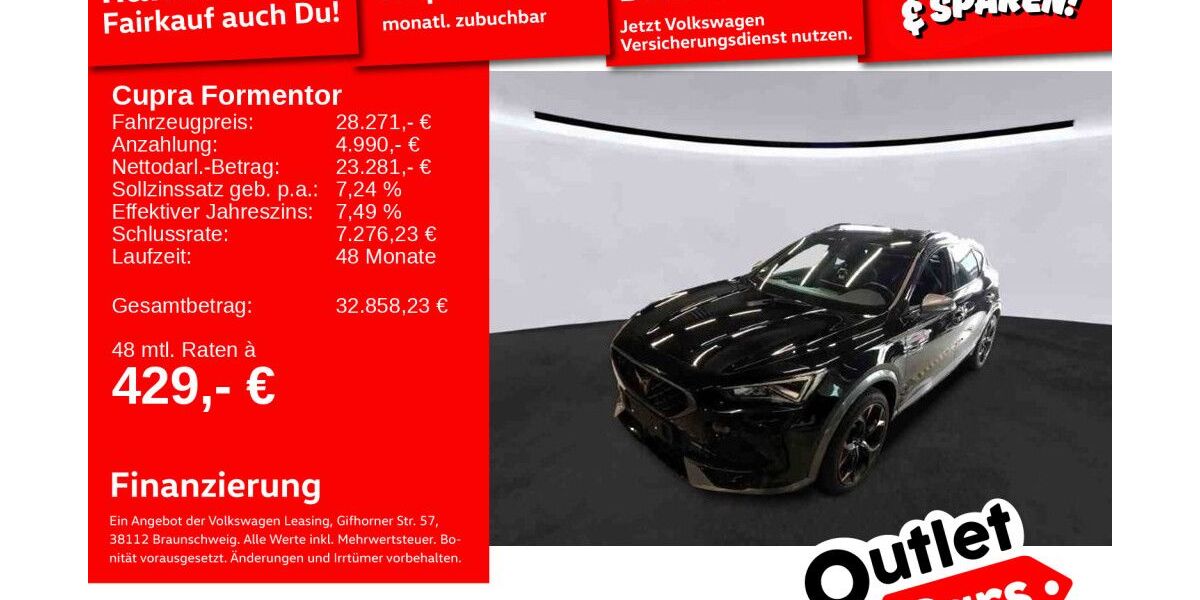 Cupra Formentor 60.475 km 27.692 &euro; Weinheim 69469