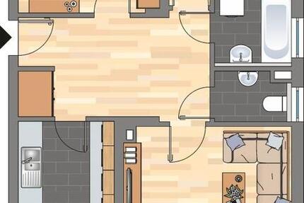 Wohnung Grünstadt - 3 Zimmer, 79 m&sup2;, 749&euro; | Angebot:26592753
