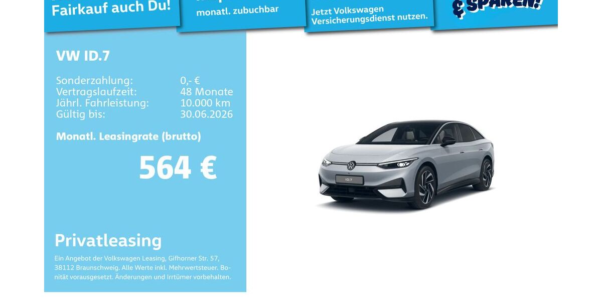VW ID.7 16.516 km 50.991 &euro; Mannheim 68309