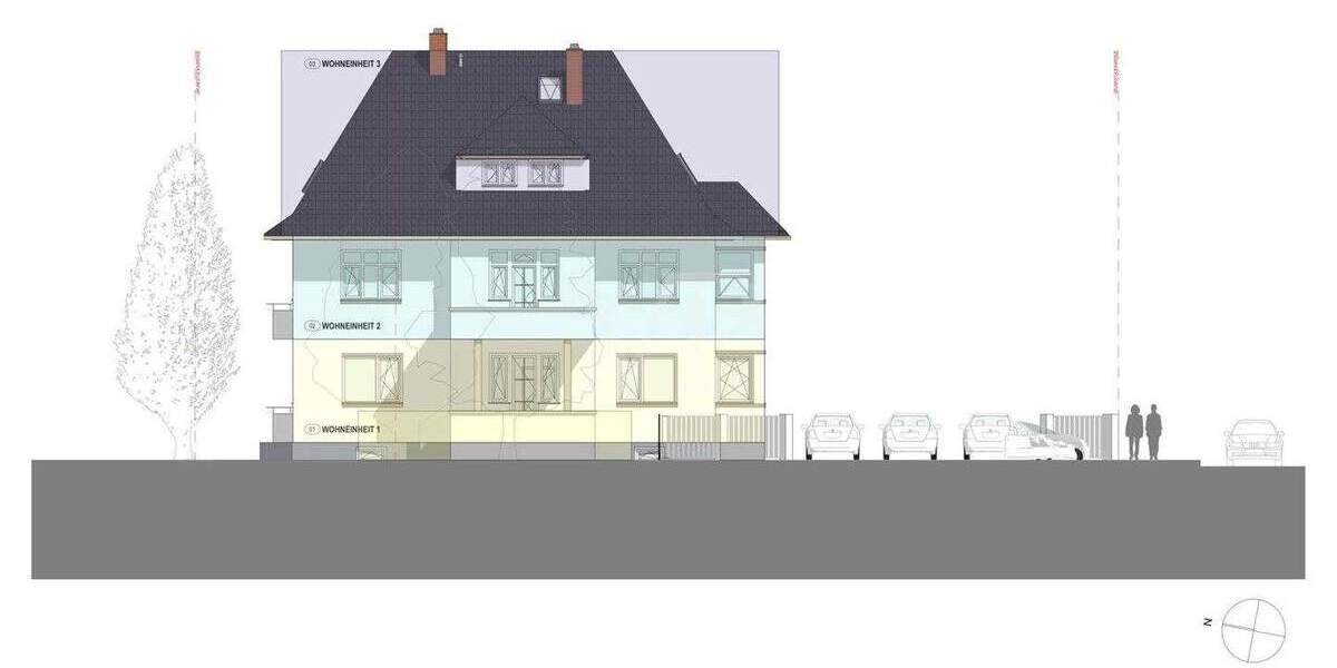 Etagenwohnung Heidelberg/Weststadt Weststadt - 3 Zimmer, 78 m&sup2;, 300.000&euro; | Angebot:24778133