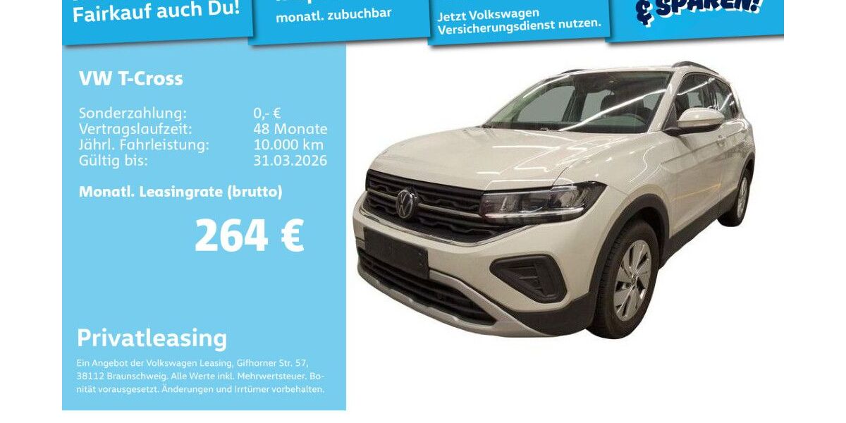 VW T-Cross 7.709 km 23.991 &euro; Mannheim 68309