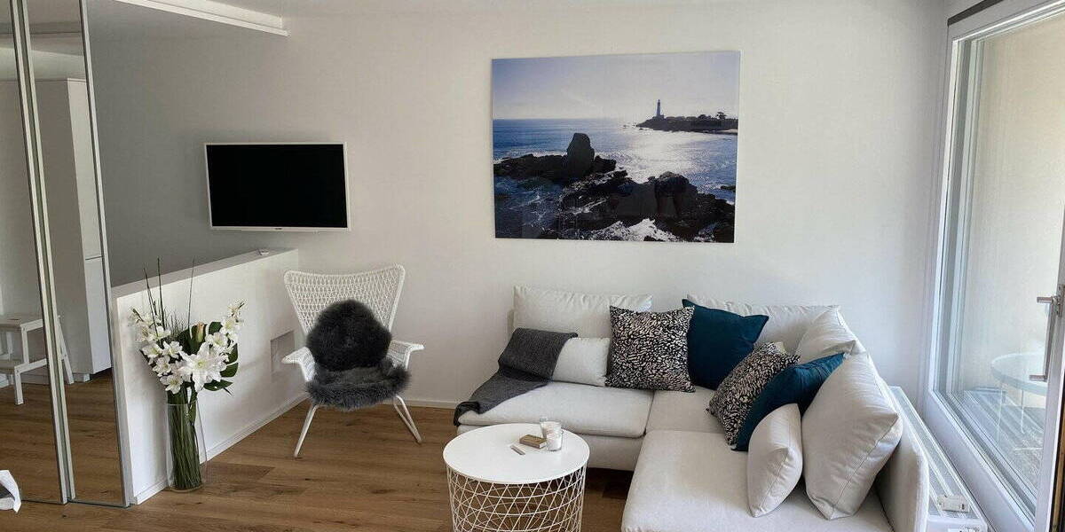 Terrassenwohnung Mannheim Neckarstadt - 1 Zimmer, 49 m&sup2;, 1.050&euro; | Angebot:26200085